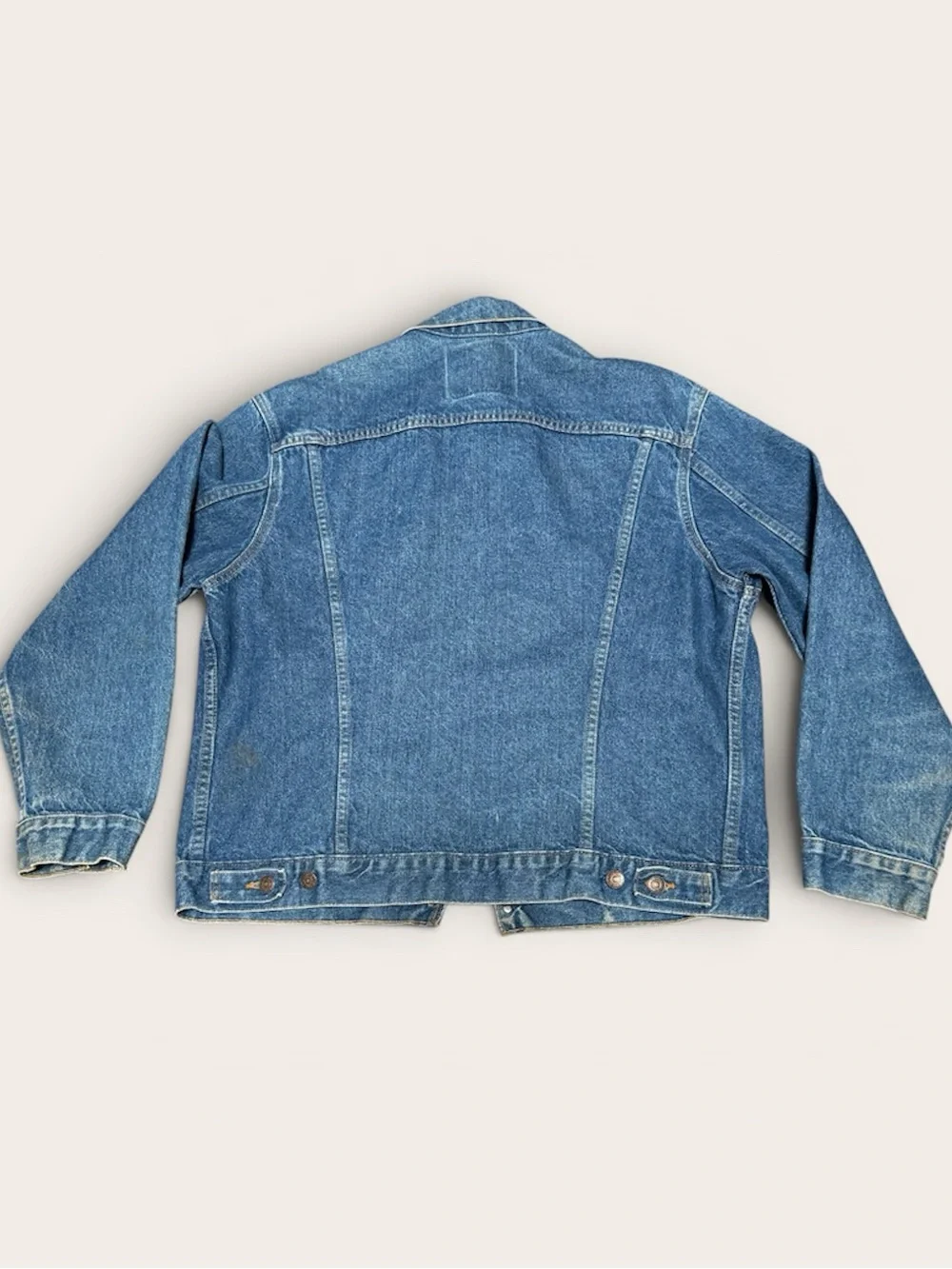 Vintage Levi’s Made in USA Denim Trucker Jacket Americana Workwear Size 44